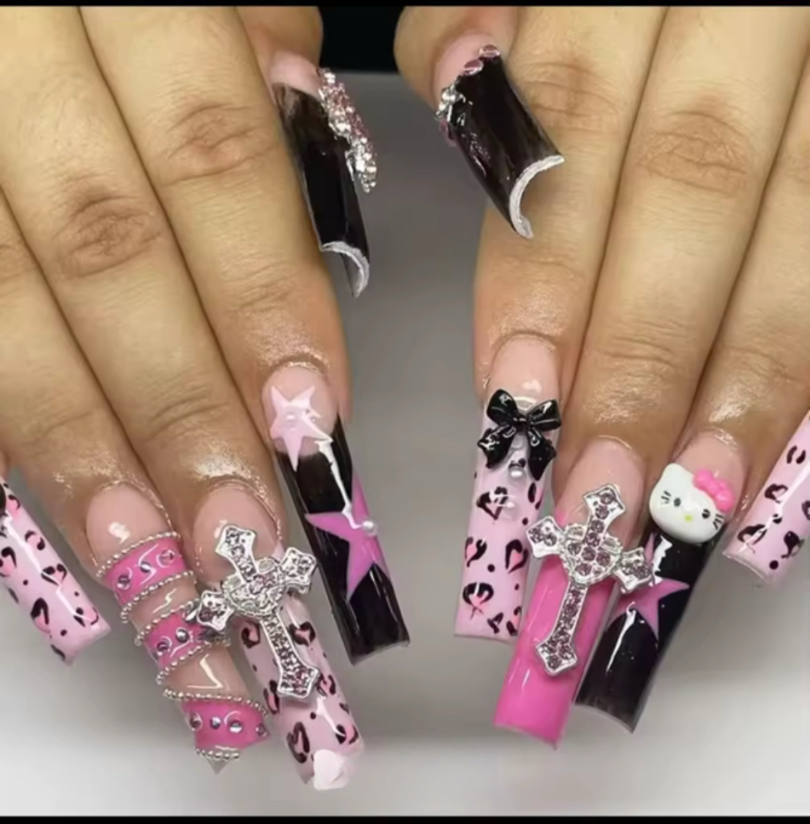 Ambitious Bejeweled Nails